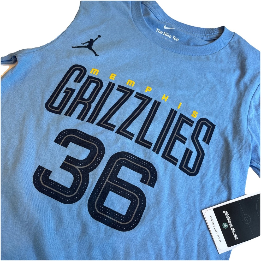 Nike NBA Jordan Brand Youth M Memphis Grizzlies‎ Light Blue SMART 36 New W/ Tags